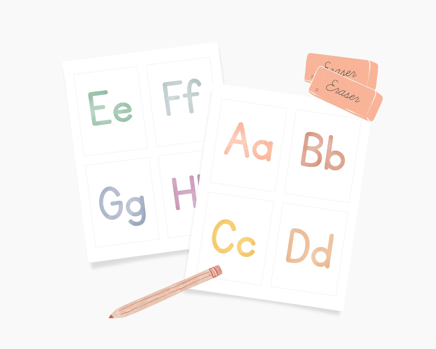 Simple ABC Flashcards | Free Download