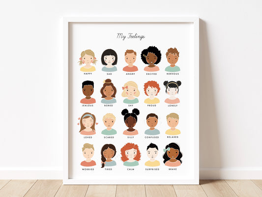 Feelings Chart  |  Digital Download