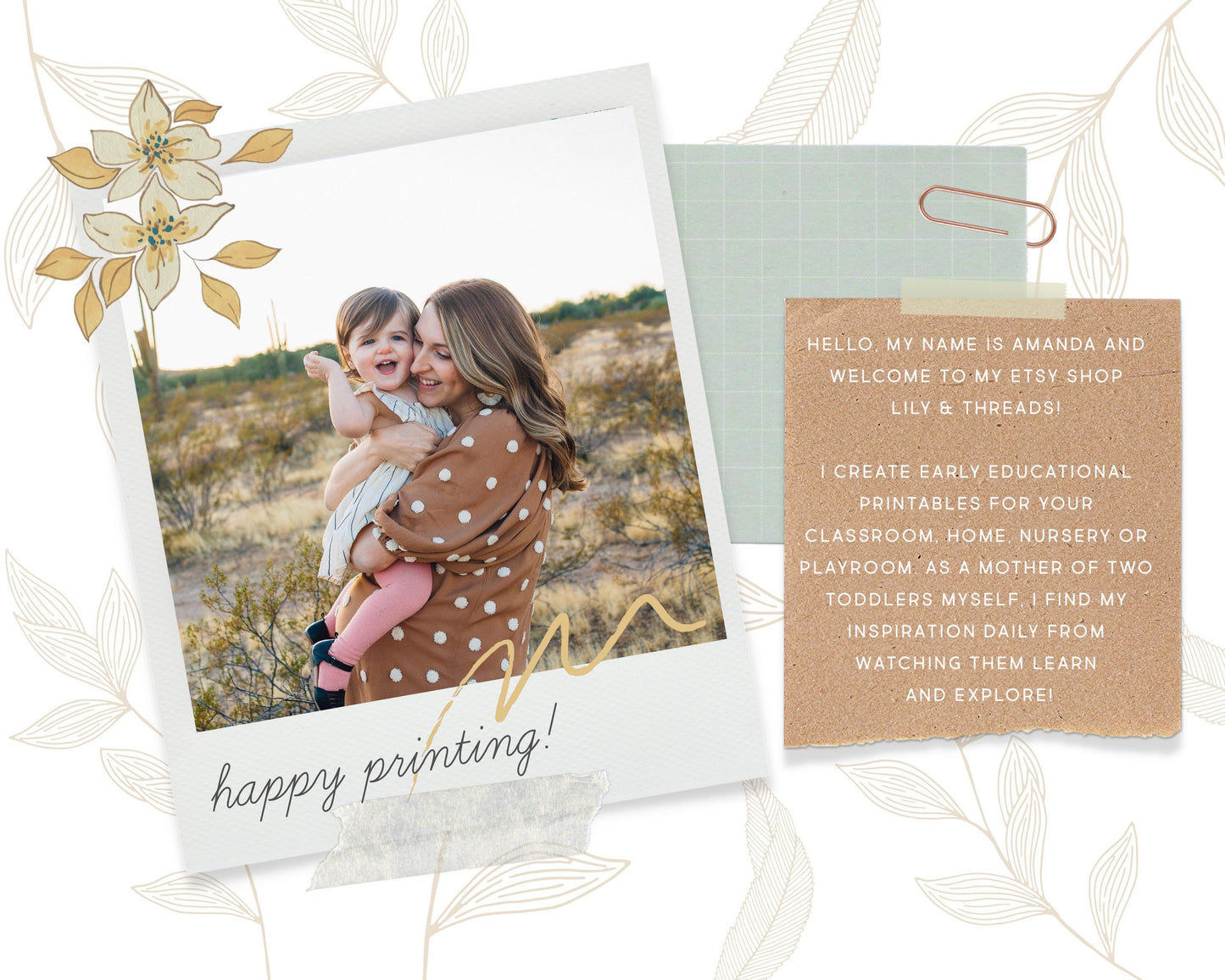 Autumn Fall Paper Doll Kit Printable Activity Craft, Fall Acitivty for Little Girl, Homemade Gift, Vintage Inspired Paper Doll, Cozy Fall