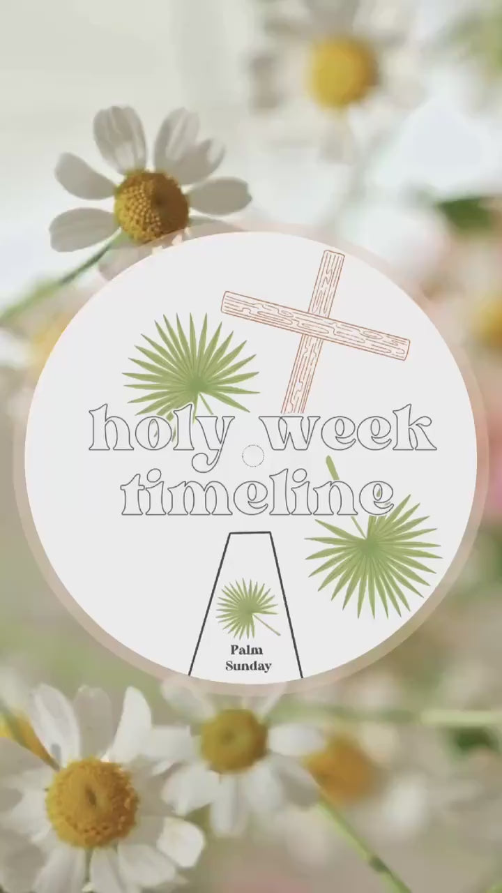 Easter Story Spinner Wheel Craft Kids, Resurrection Sunday Activity, Easter Story Holy Week Timeline, Sunday School, Christian Homeschool