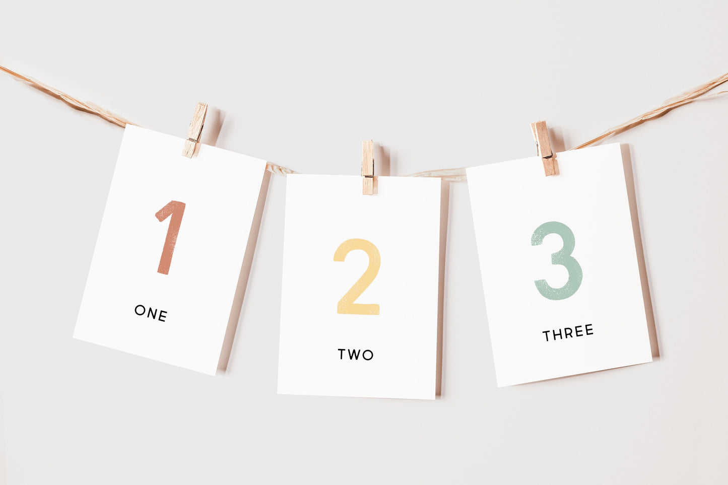 Numbers Flash Cards, Bulletin Board | Calming Corner, Montessori, Education, Nursery, Classroom Poster| Download PRINTABLE Art | Counting