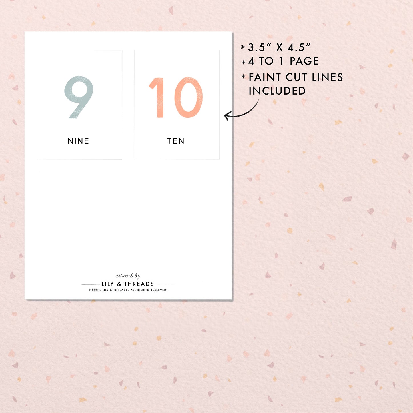 Numbers Flash Cards, Bulletin Board | Calming Corner, Montessori, Education, Nursery, Classroom Poster| Download PRINTABLE Art | Counting