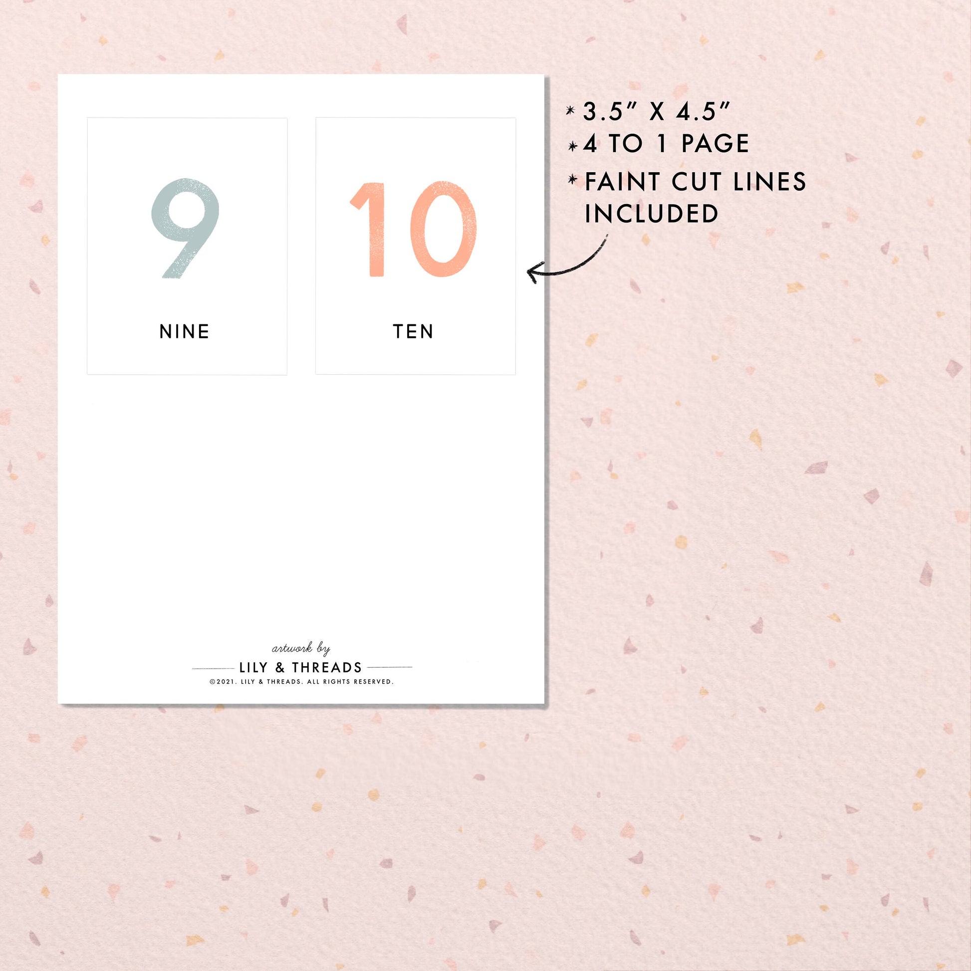 Numbers Flash Cards, Bulletin Board | Calming Corner, Montessori, Education, Nursery, Classroom Poster| Download PRINTABLE Art | Counting