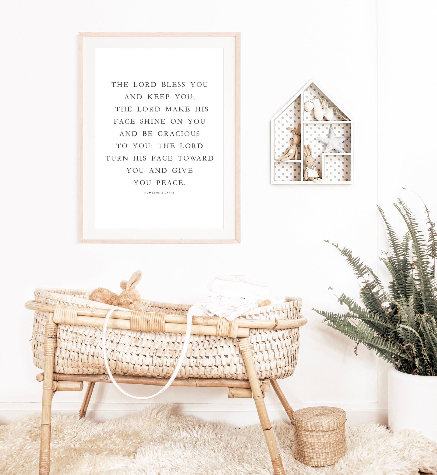 The Lord Bless You and Keep You, Numbers 6:24-26 Scripture, Bible Wall Art, Christian, Jesus, Bible Verse Print, The Blessing, Biblical Art