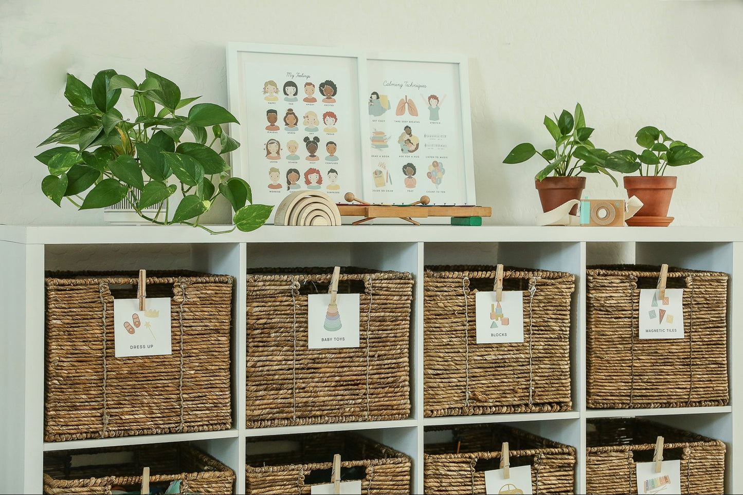 Editable Printable Toy Trofast Bin Storage Labels, Visual Pictures Download | Montessori | Homeschool Pre-K Classroom Playroom Organization