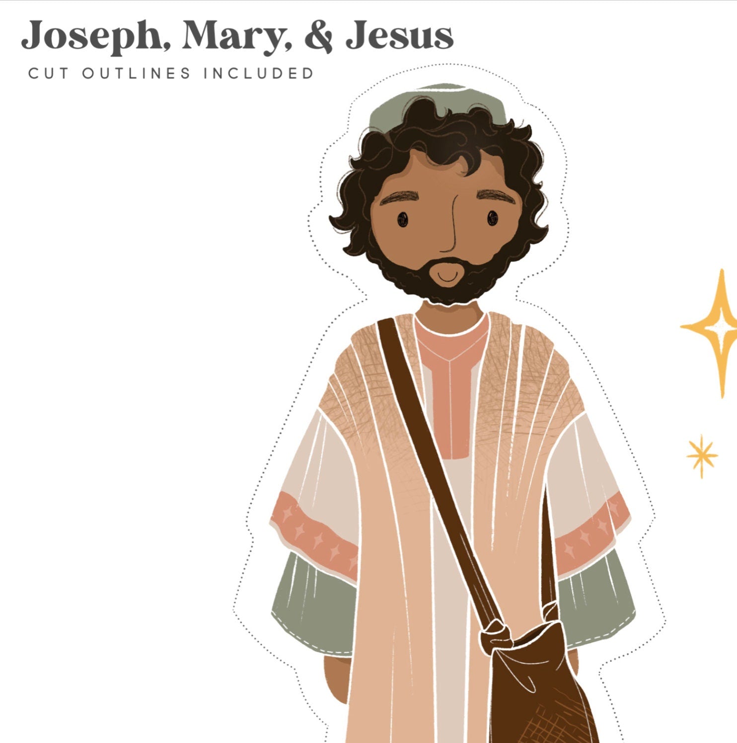 Editable Nativity Christmas Advent Scripture Cards Nativity Kids Activity Paper Dolls Homeschool Christian Bible Jesus | Download PRINTABLE