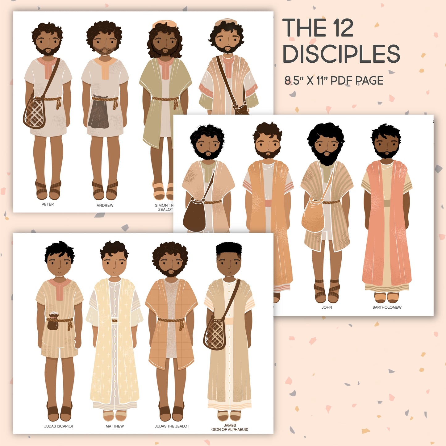 Editable Easter Scripture Cards Jesus Holy Week Kids Activity Resurrection Eggs Paper Dolls Homeschool Christian Bible Jesus | PRINTABLE