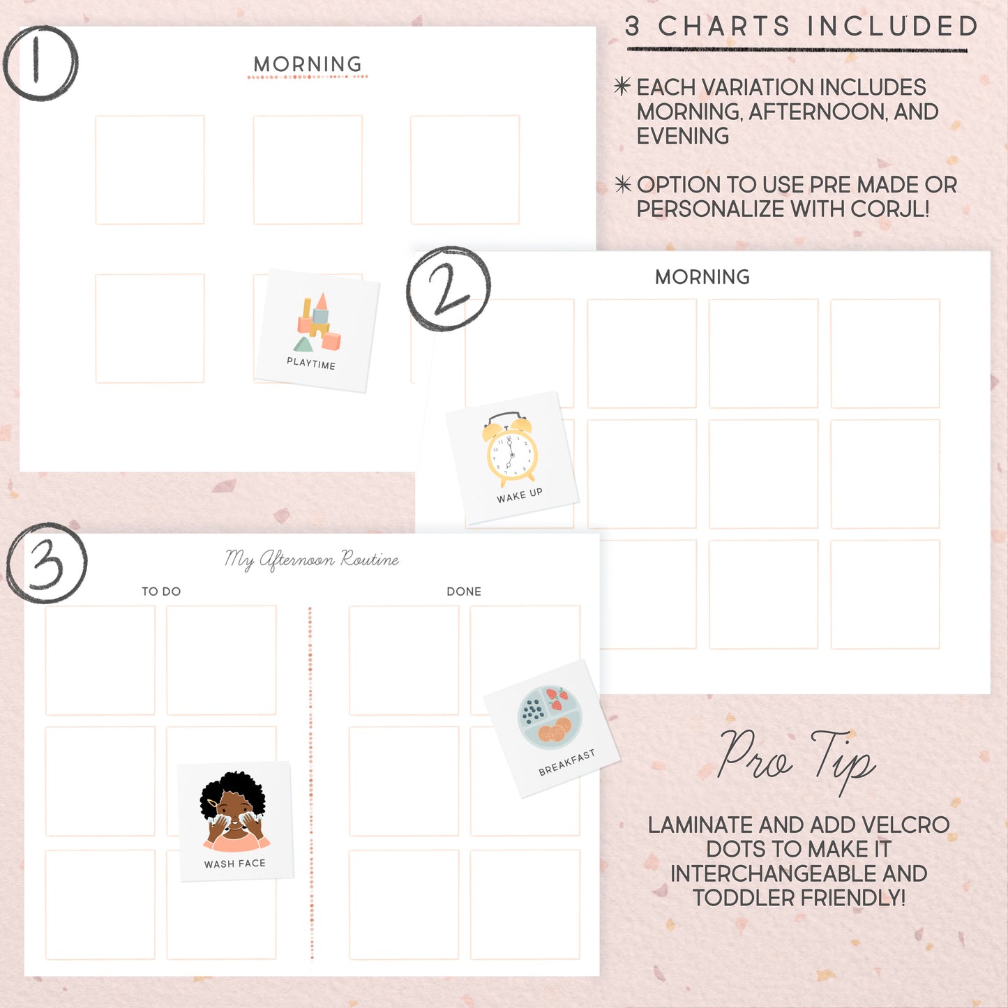 School, Chore, & Routine Cards Chart BUNDLE, Editable Visual Schedule | Kindergarten Preschool Homeschool Printable | Montessori