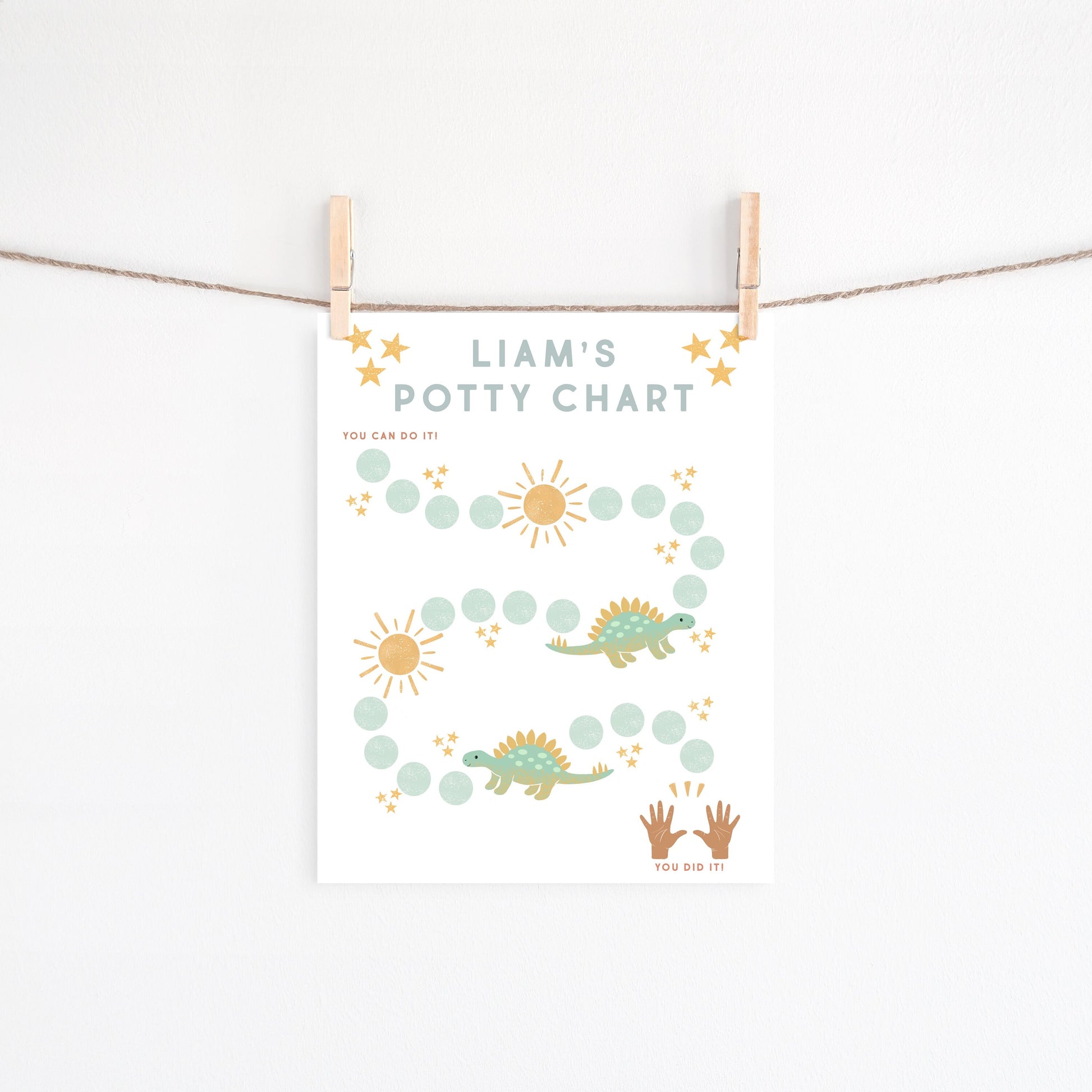 Editable Potty Chart | Potty Training Chart | Custom Sticker Chart | Potty Training Printable | Reward Chart | Download | Montessori Chart
