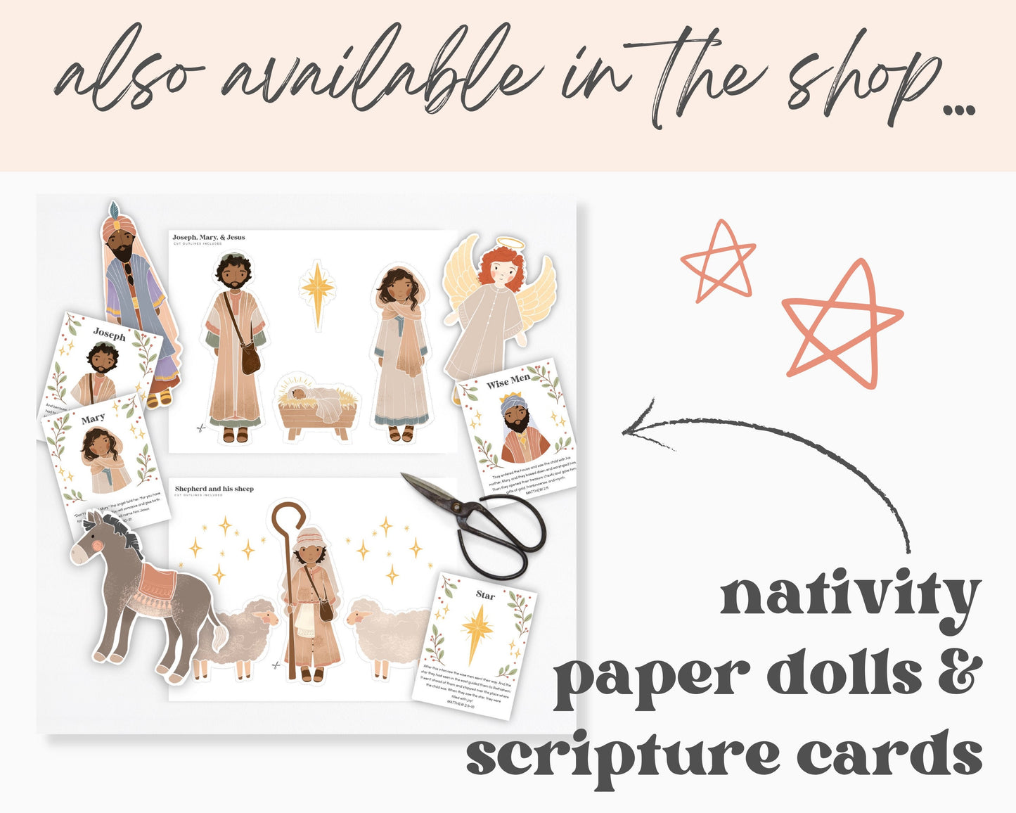 Nativity Christmas Coloring Pages 4 Sheets Jesus Nativity Preschool Kindergarten Activity Homeschool Bible Curriculum Download Printable