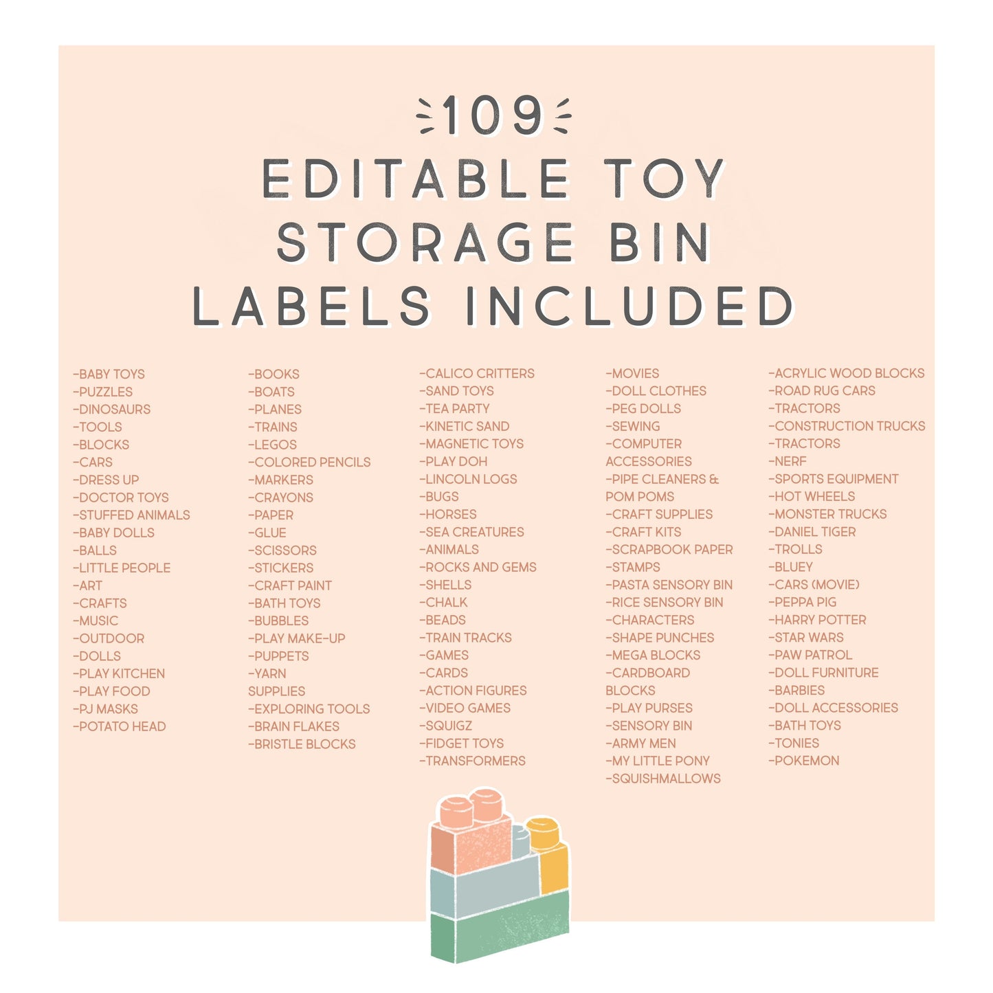 Editable Printable Toy Trofast Bin Storage Labels, Visual Pictures Download | Montessori | Homeschool Pre-K Classroom Playroom Organization