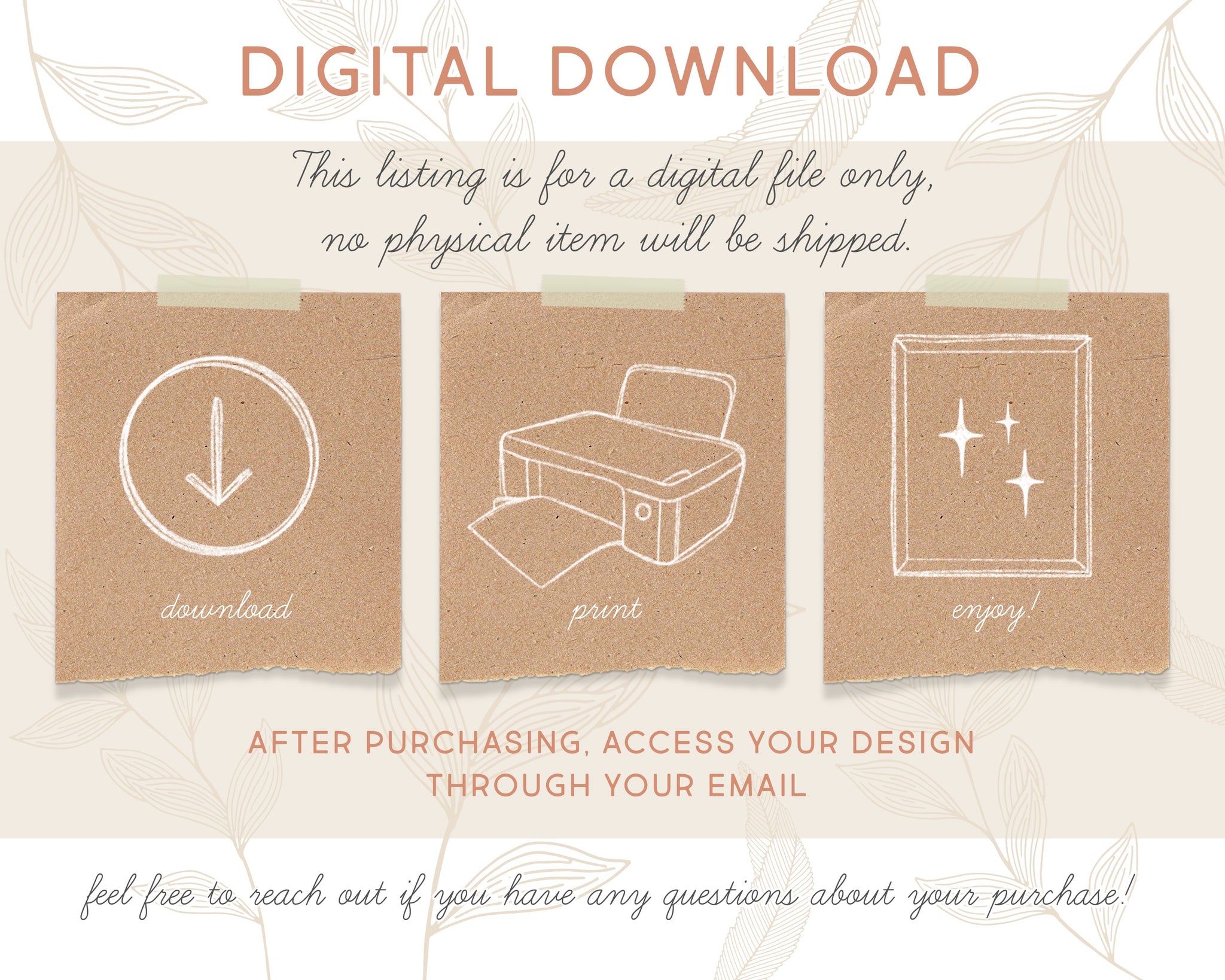 ASL American Sign Language Chart | Digital Download โ Lily & Threads