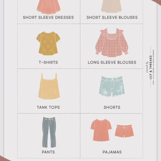 Editable Printable Kids Clothing Dresser Drawers Closet Storage Labels Trofast Bin, Visual Pictures Montessori Bedroom Custom Organization