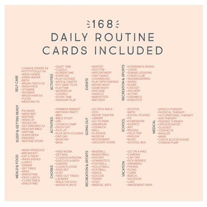 Editable Daily Routine Cards & Chart, Toddler Daily Rhythm, Visual Schedule Kids | Chore Chart Checklist, Download Printable | Montessori