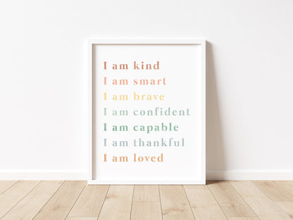 Feelings & Emotions Chart Print, Set of 3, Calming Corner Montessori Educational Homeschool Wall Art Classroom Decor Download Printable
